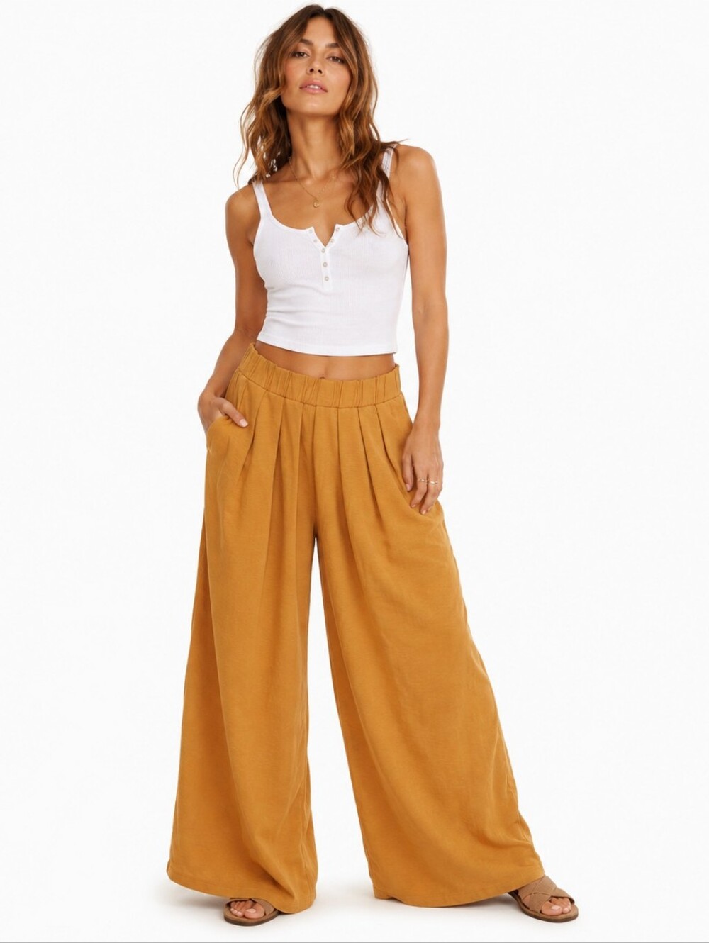 Free People Sloane Wide Leg Pants NWT - Picture 1 of 7